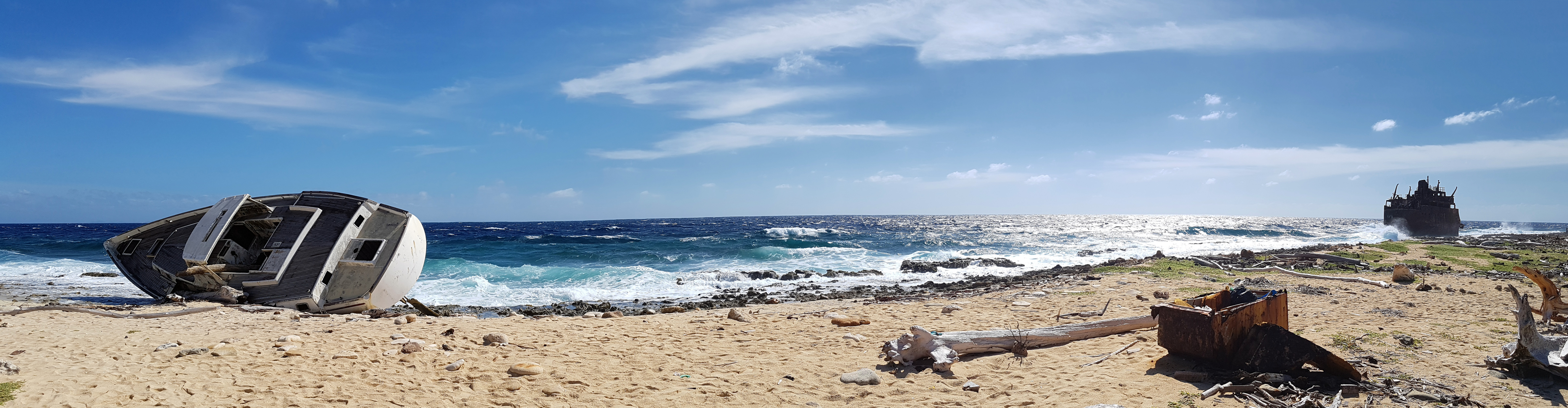 2018-01-24 - 10-51-47 - Klein Curacao - Wracks Pano